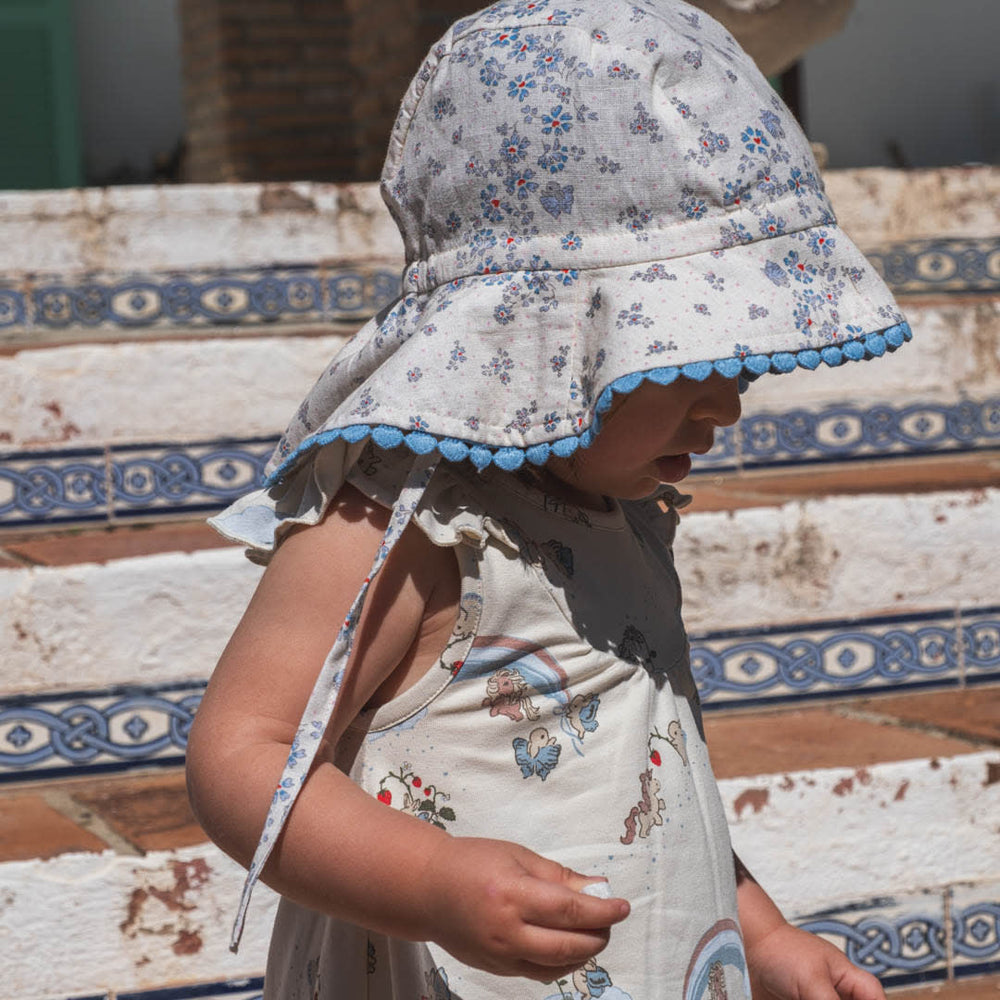 That's Mine Cilla hat - Sprinkles hearts yellow - 100% Organic cotton Buy Tøj||Hatte||Accessories||Udsalg||Alle||Udsalg - tøj||Forår og sommer 2025||alt minus sløjfe||Sprinkles heart||New in for the girls||New in for the little ones||Rejseklar||Udsalg - Forår & sommer '25||Summer Bundle||mette-sale here.