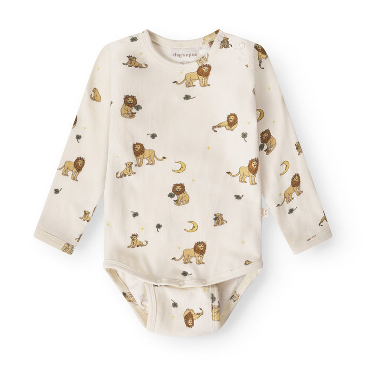 That's Mine Ellis bodystocking - Lion - 48% Organic cotton / 47% Modal / 5% Elastane Buy Bodystockings||Undertøj||personale||Basics here.