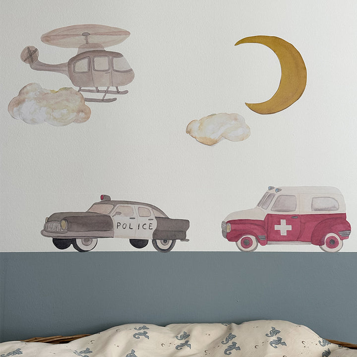 Wallsticker Helicopter - Multi