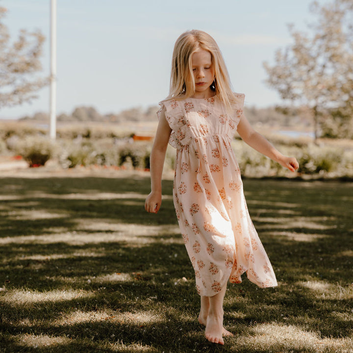 Bell dress - Spring poppies