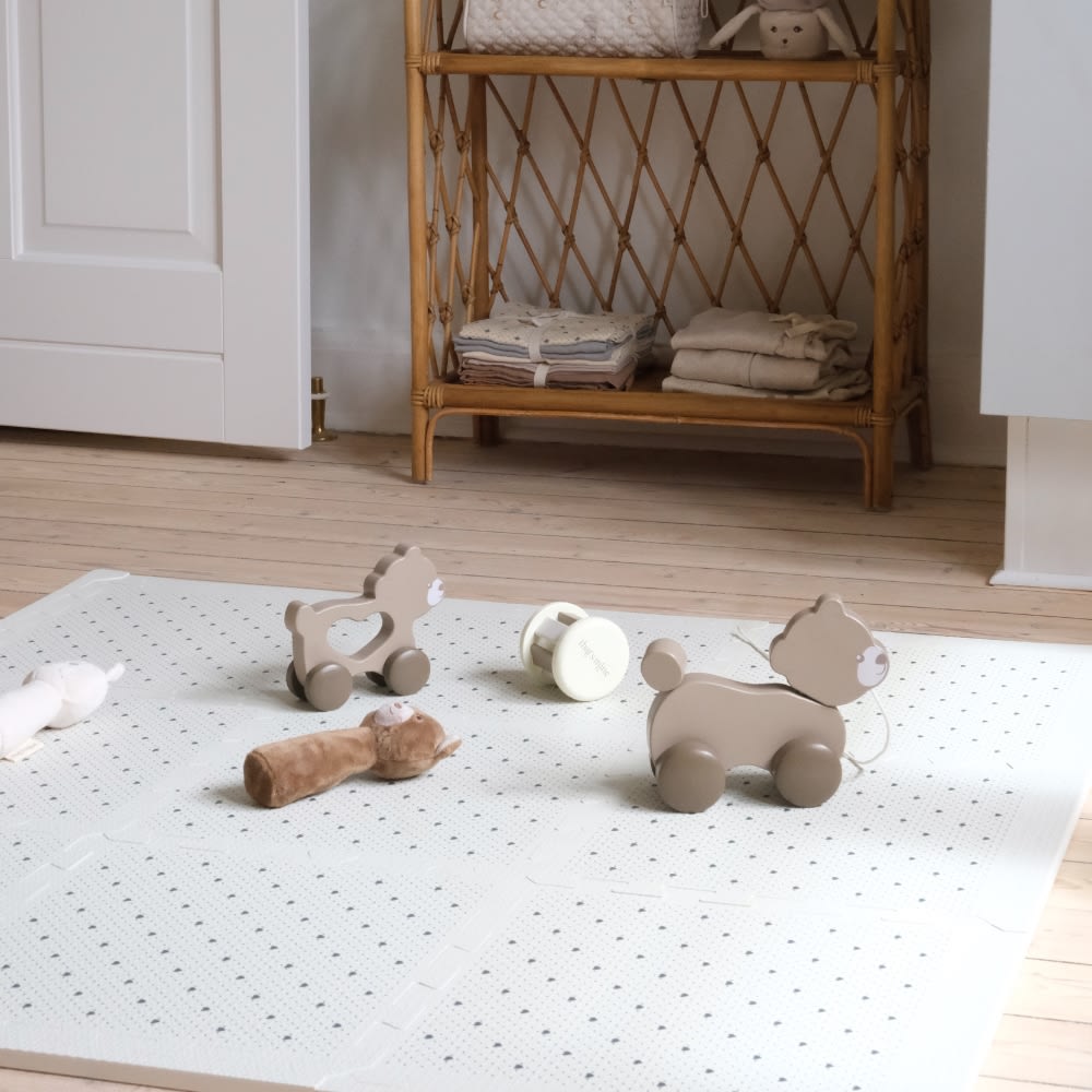 Alva foam play mat square - Lots of love sky