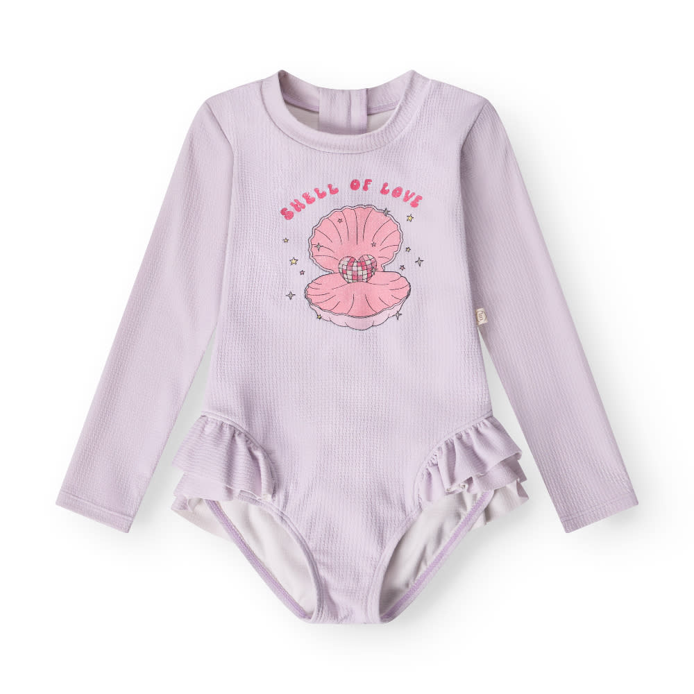 That's Mine Smilla badedragt - Shell of love - 85% Recycle polyester / 15% Elastane Buy Badetøj||personale here.