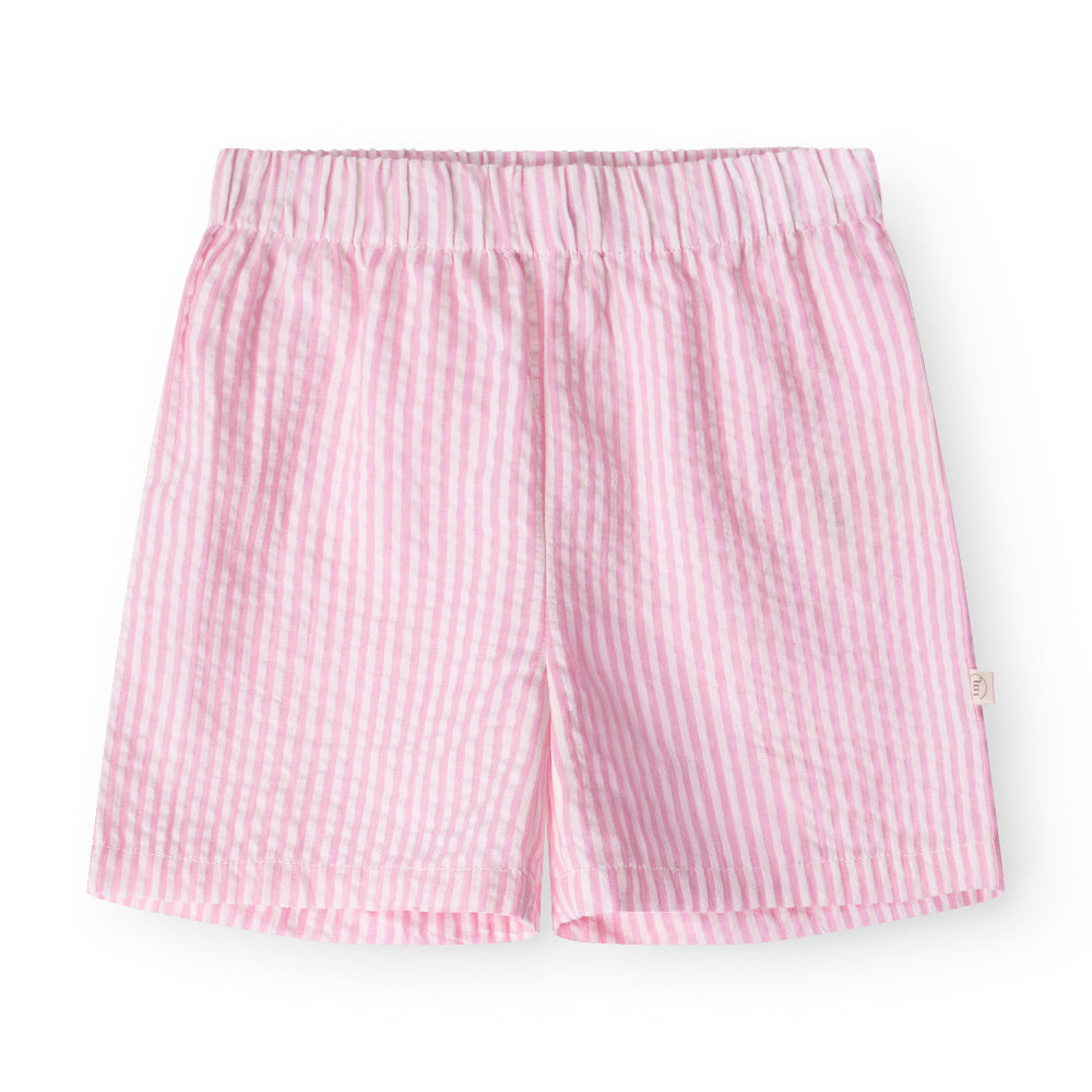 That's Mine Isa shorts - Pink stripe - 100% Organic cotton Buy Shorts||Bukser & shorts||personale here.