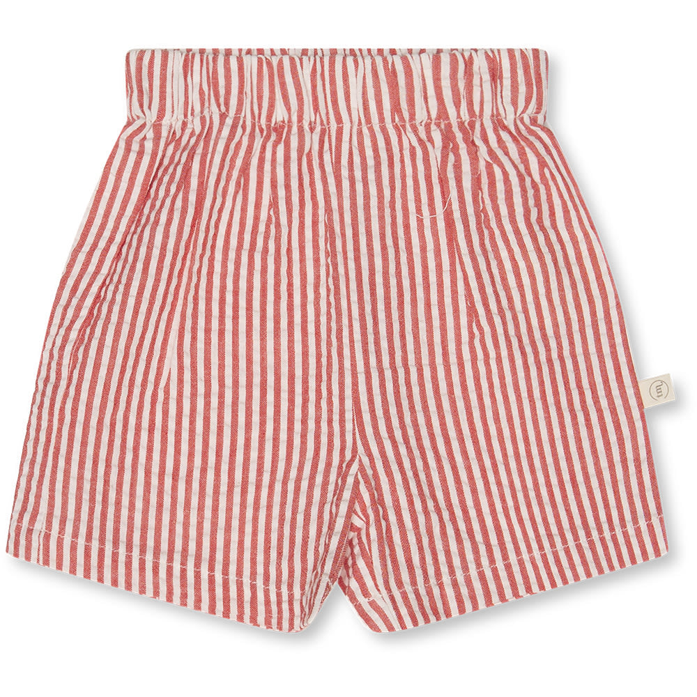 That's Mine Isa shorts - Red stripe - 100% Organic cotton Buy Shorts||Bukser & shorts||personale||SS25 here.