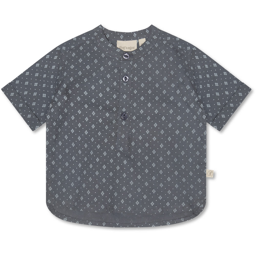 That's Mine Rune skjorte - Brilliant blue - 100% Organic cotton Buy Overdele||Skjorter||personale||SS25 here.