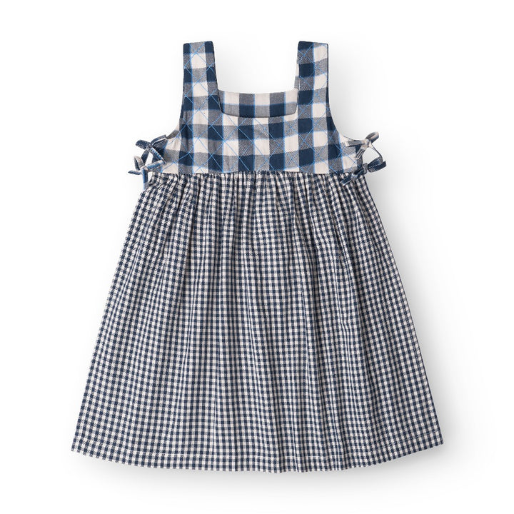 Rosemary dress - Key blue check