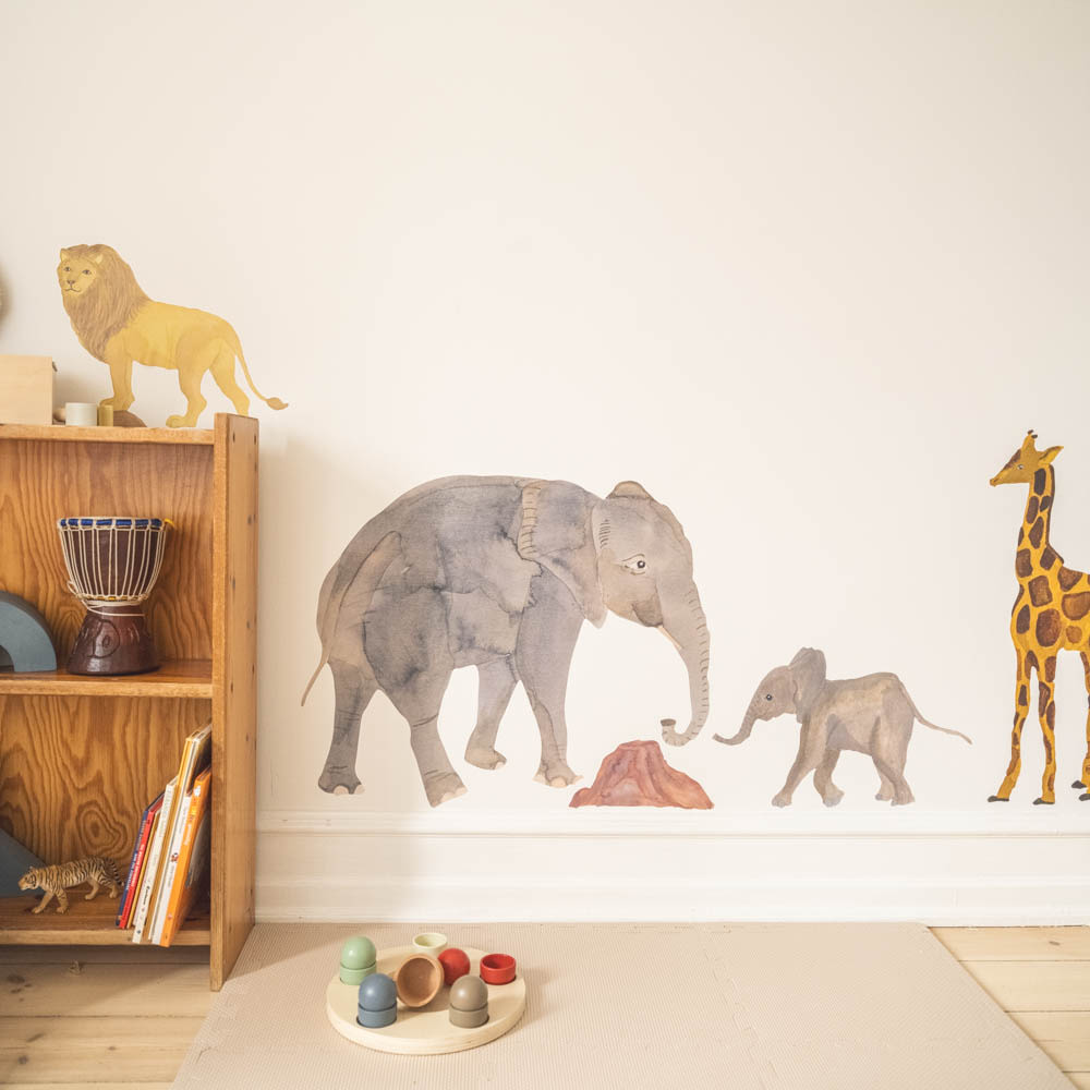 Wallsticker Elephant - Grey