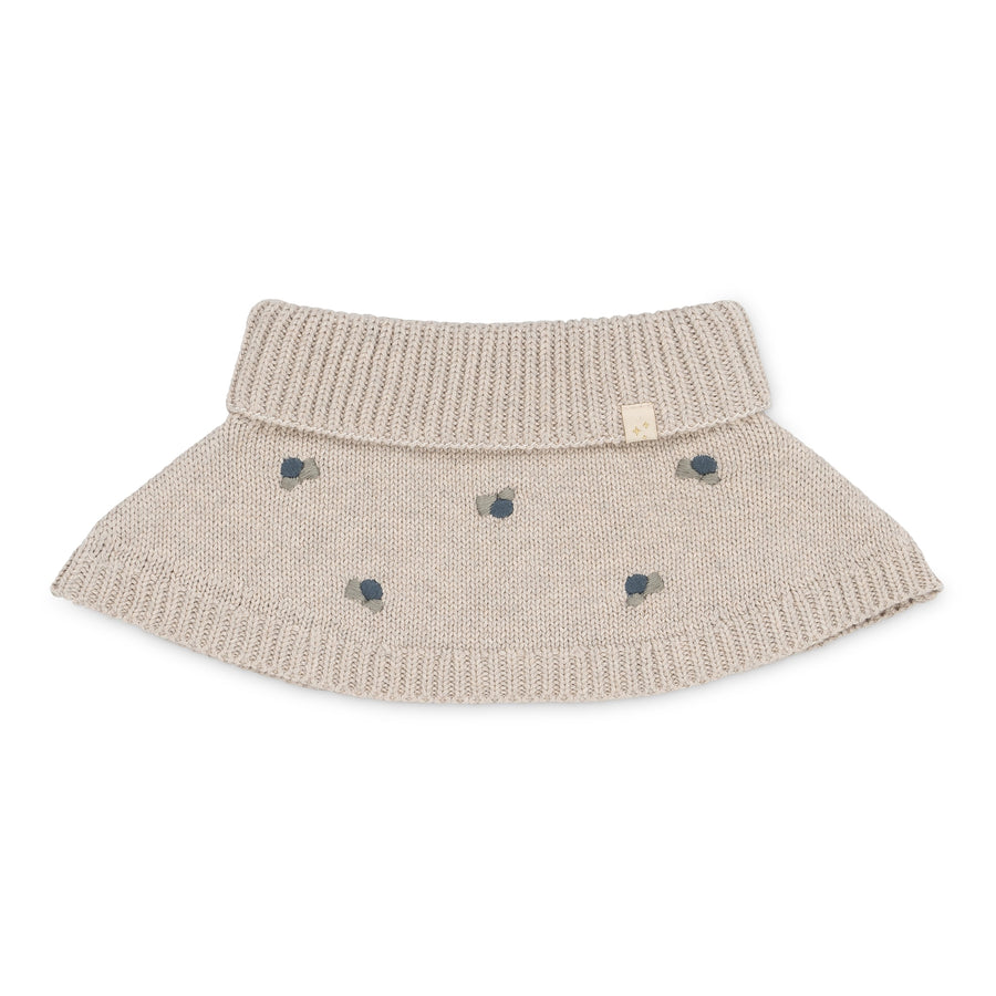 That's Mine Gorgette knitted neck warmer - Pistachio shell melange - 100% Organic cotton Buy Tøj||Alle here.