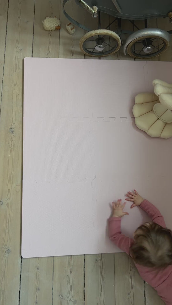 Alva Foam play mats square - Rose blush